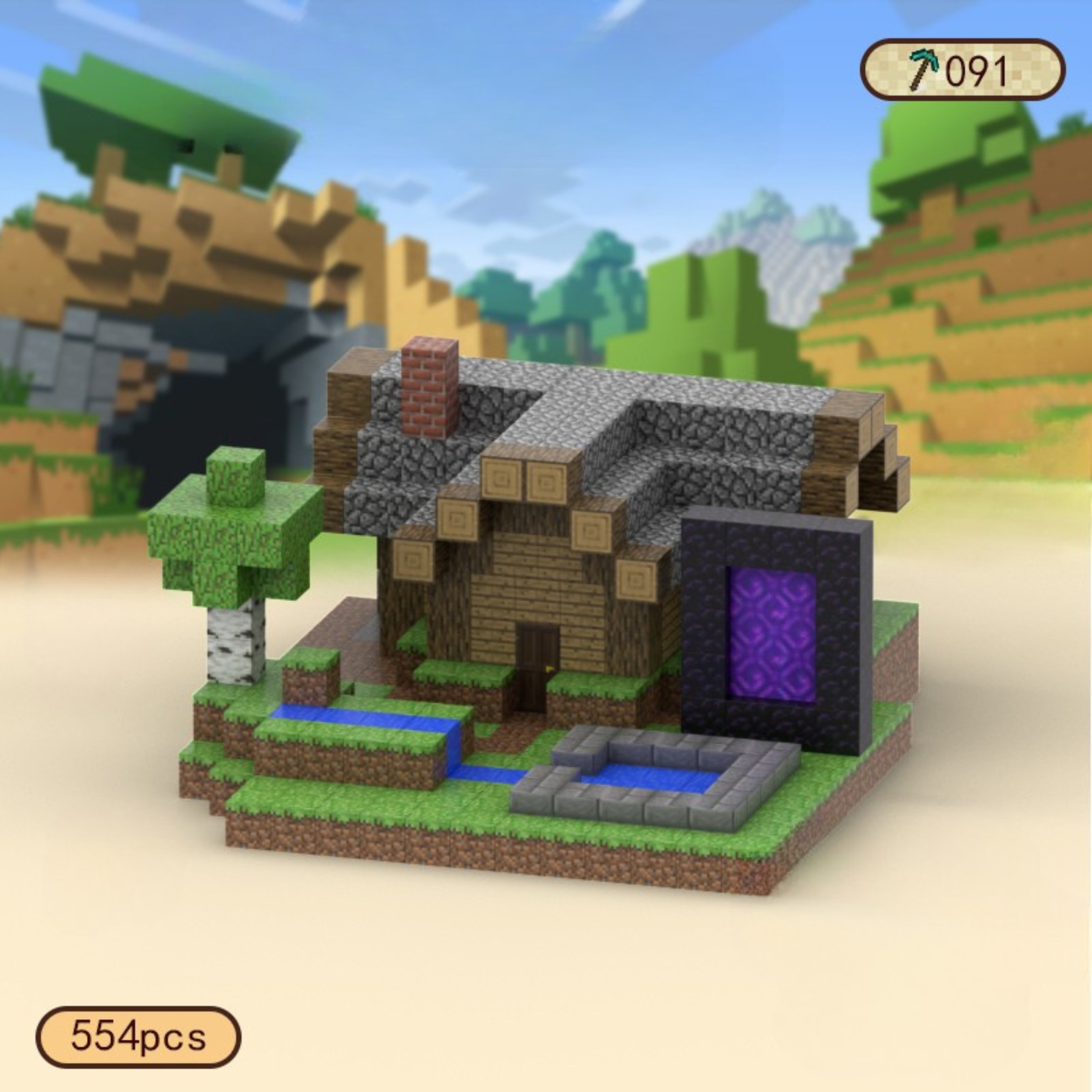 T091 - Forest Hut Portal – 554 pcs