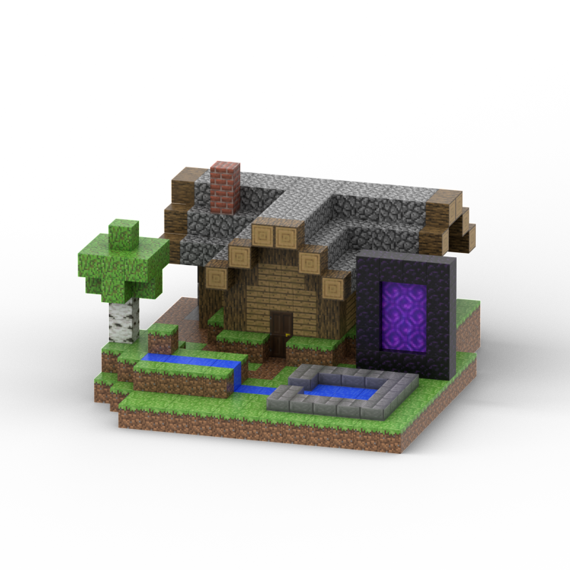 T091 - Forest Hut Portal – 554 pcs